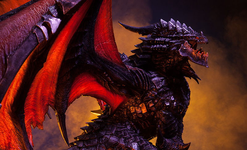 Illustration for article titled Behold This Giant Statue Of Warcraft's Biggest, Baddest Dragon